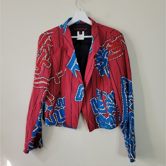 Cooper Trelise Cooper Tinker Sailor 3D Printed Jacket Size 6 - Picture 2 of 10